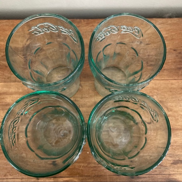 Coca Cola Vintage 6oz Glasses Indiana Glass - Picture 5 of 8